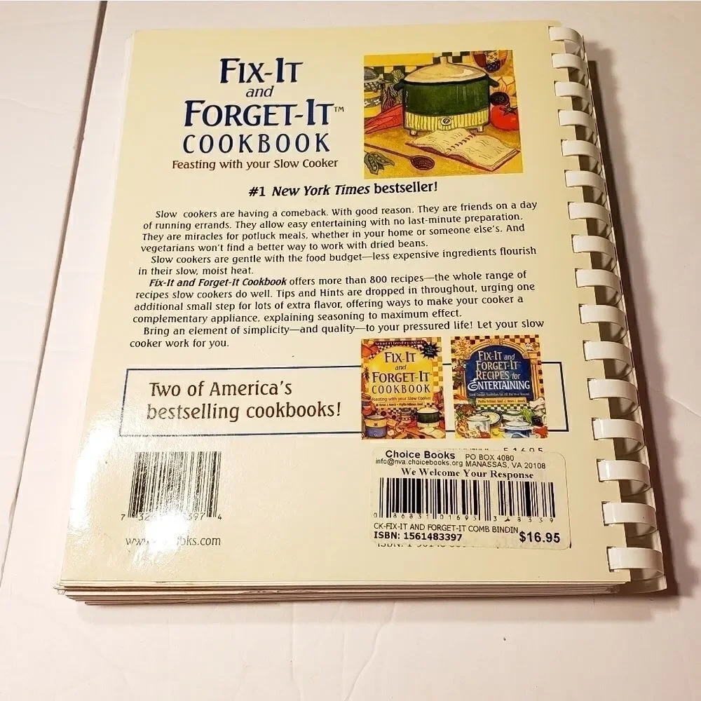 Fix It and Forget It Cookbook Slow Cooker